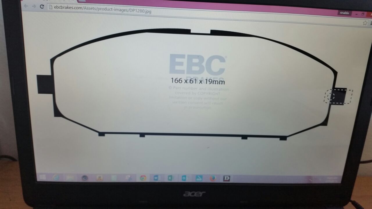Front pads