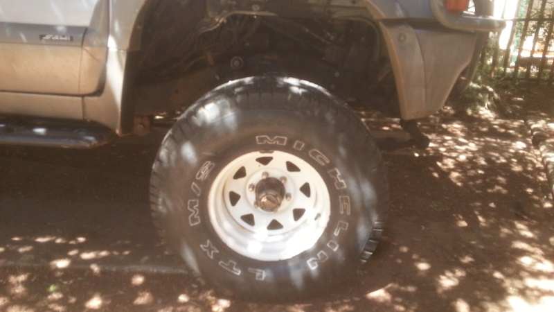 Got them in white, but later sprayed them grey.