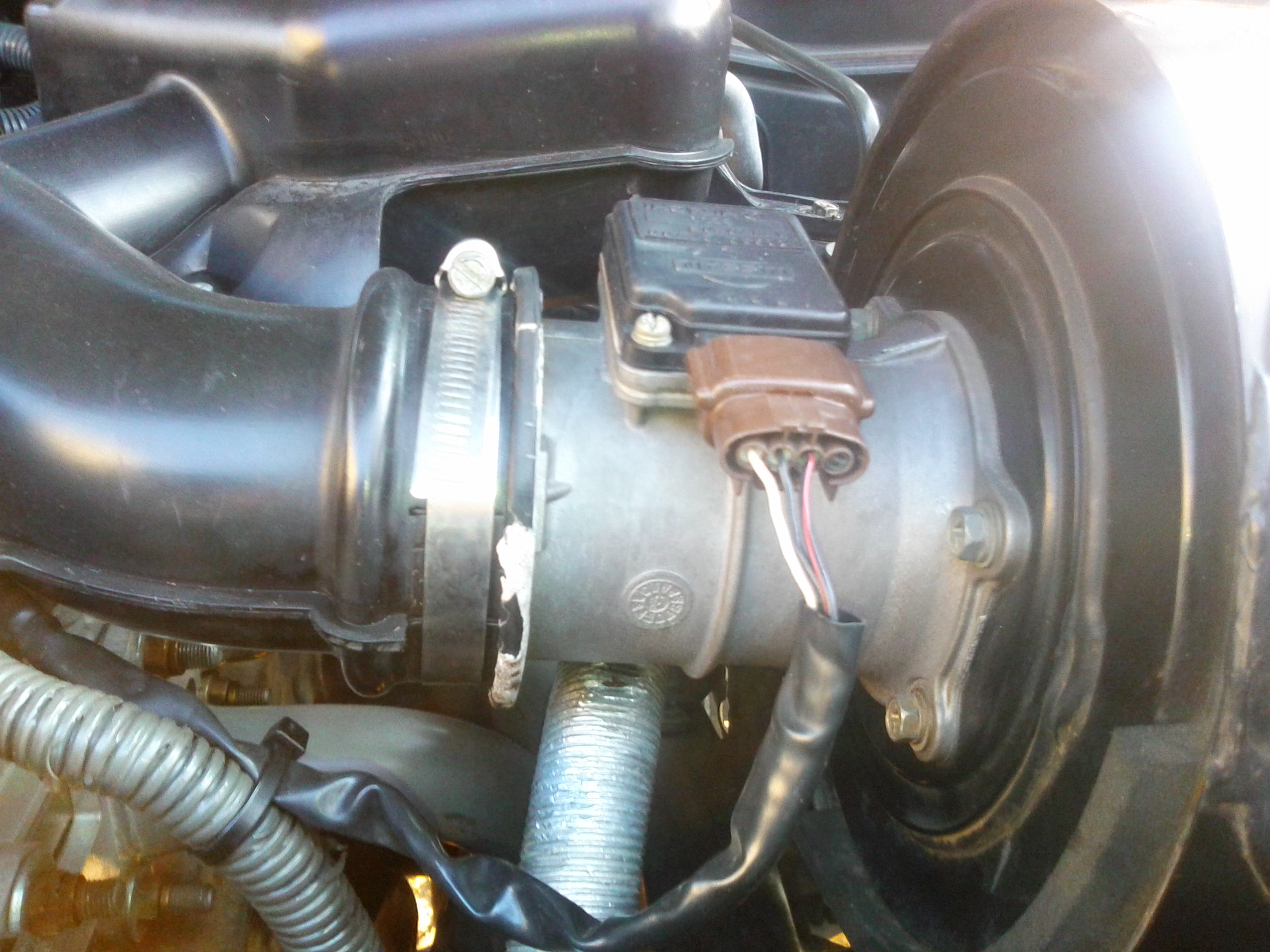 Original parts from air filter housing to intake manifold