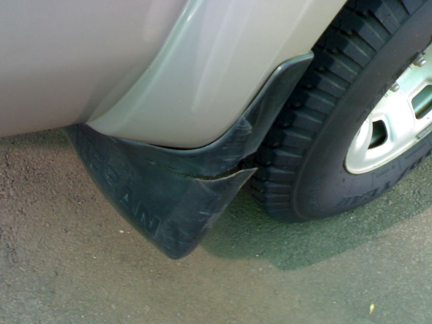 Ok... mud flaps ....not a major issue