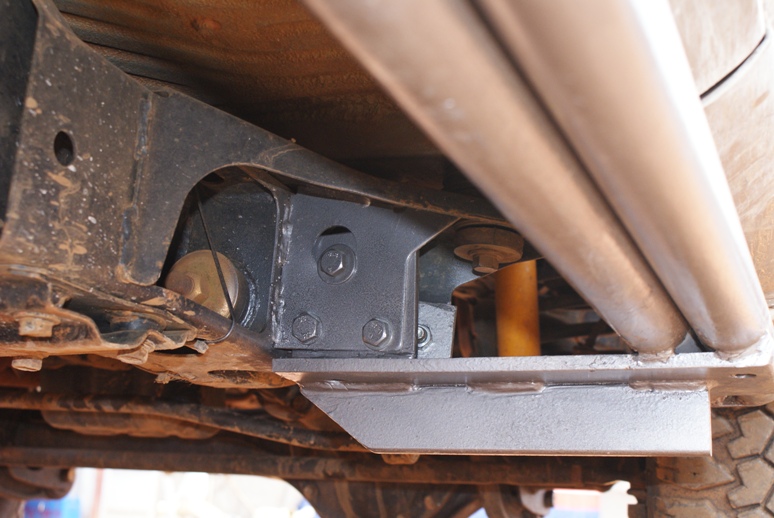 Front bracket fitted