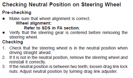Steering straight