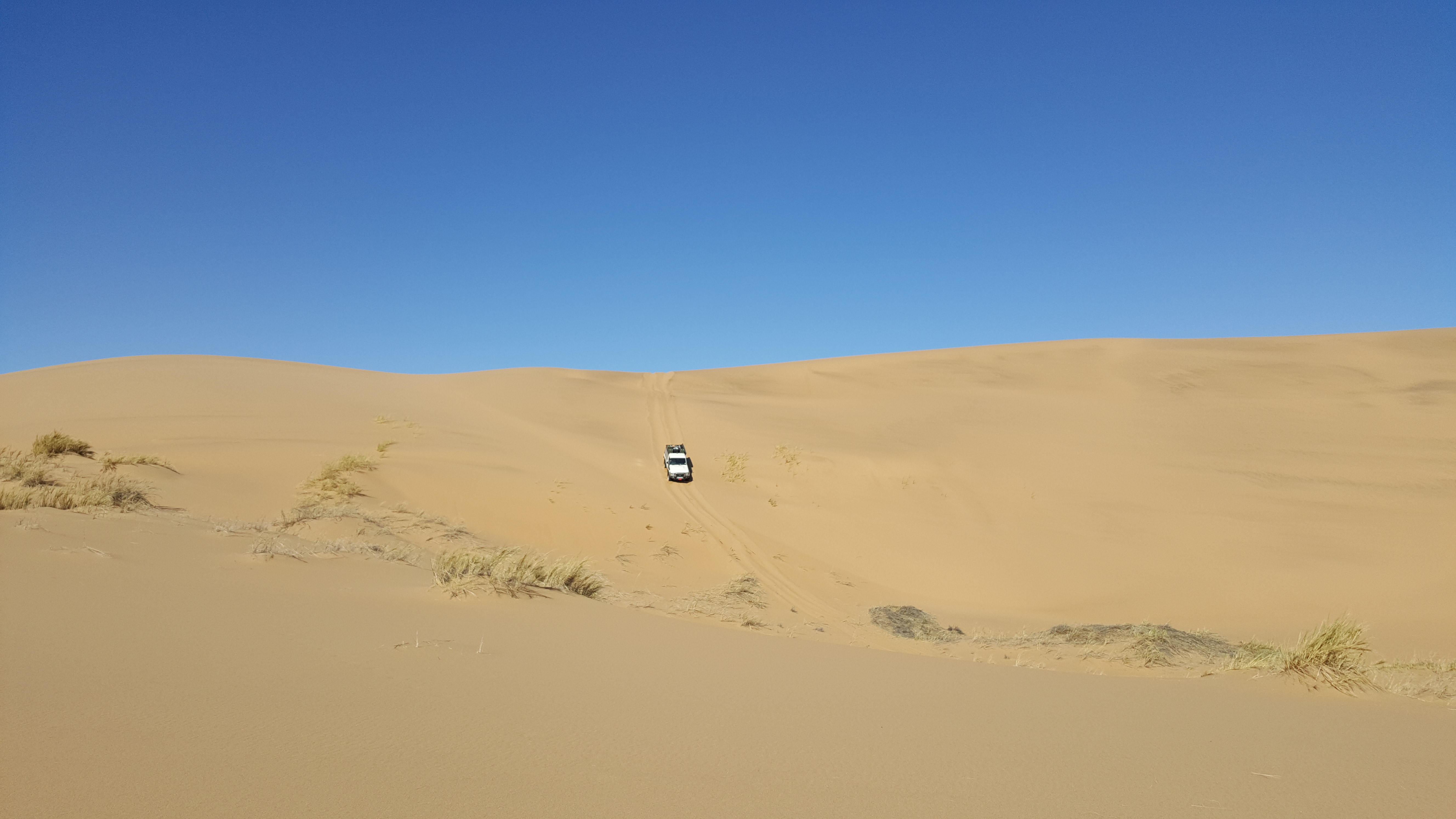 The dunes were getting bigger