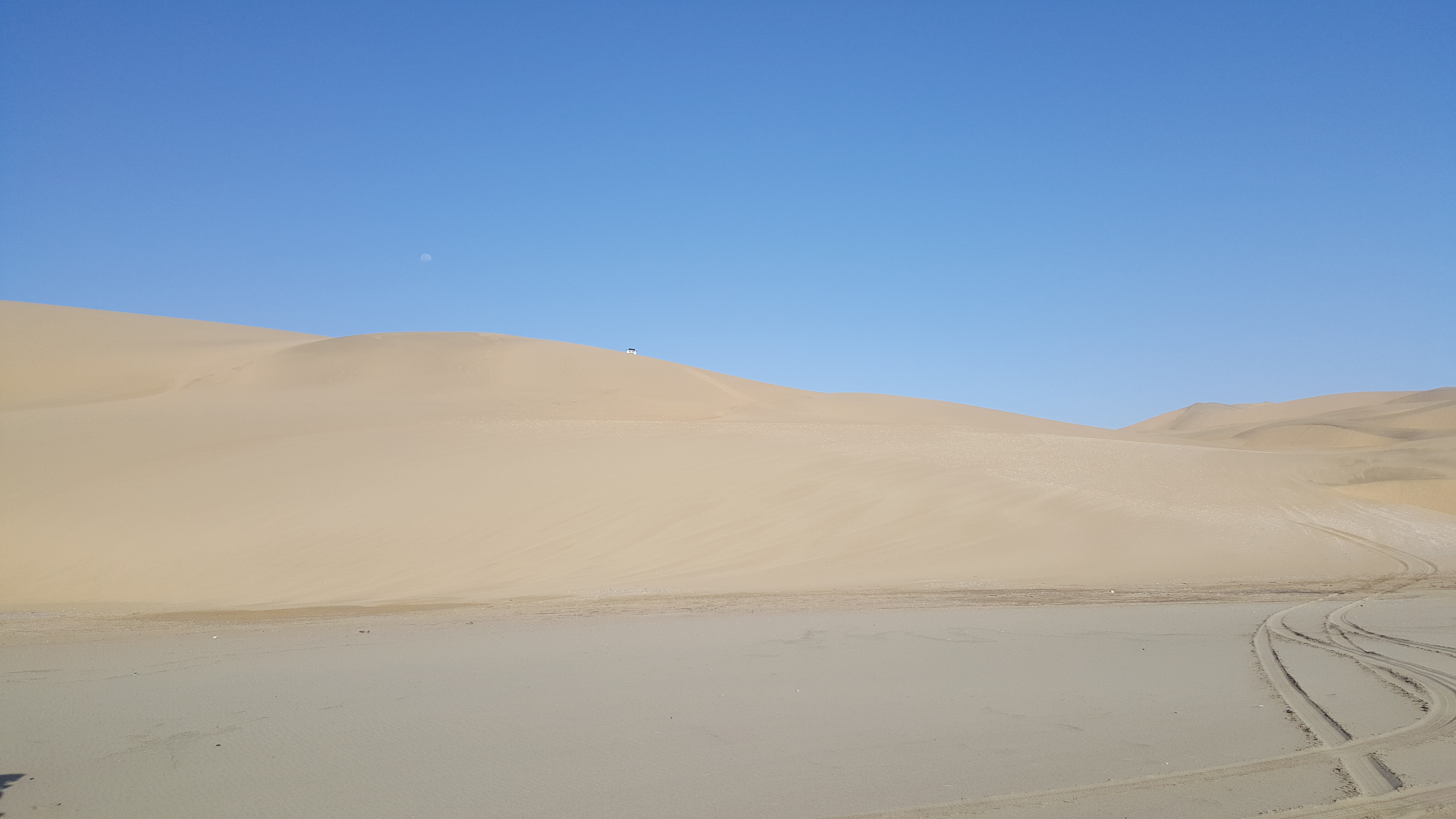 From the beach