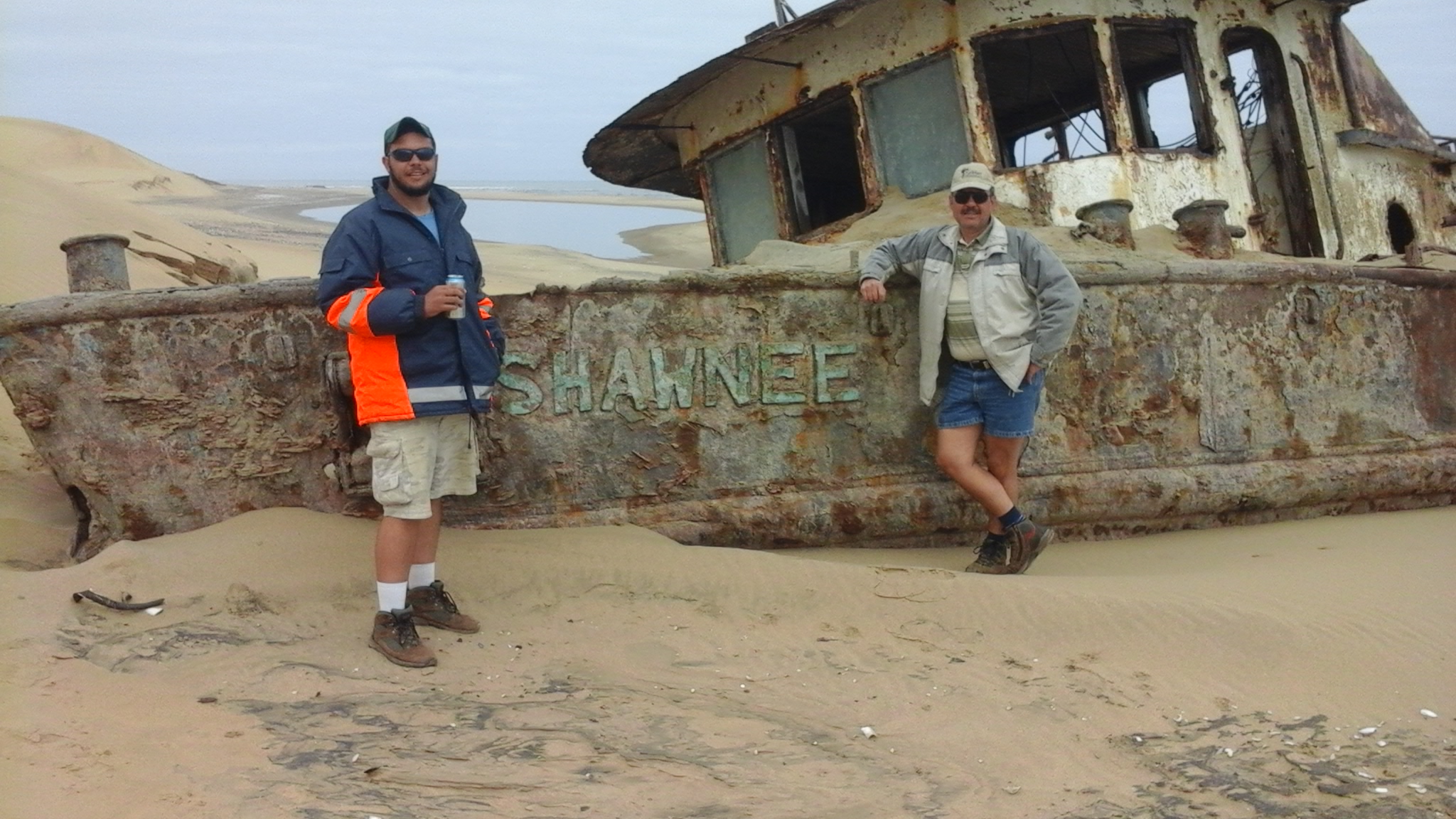 The &quot;Shawnee&quot; - no specific historic value - was already out of commission and being towed to the scrapyard - tow rope broke and it ran ashore where it has been left since...