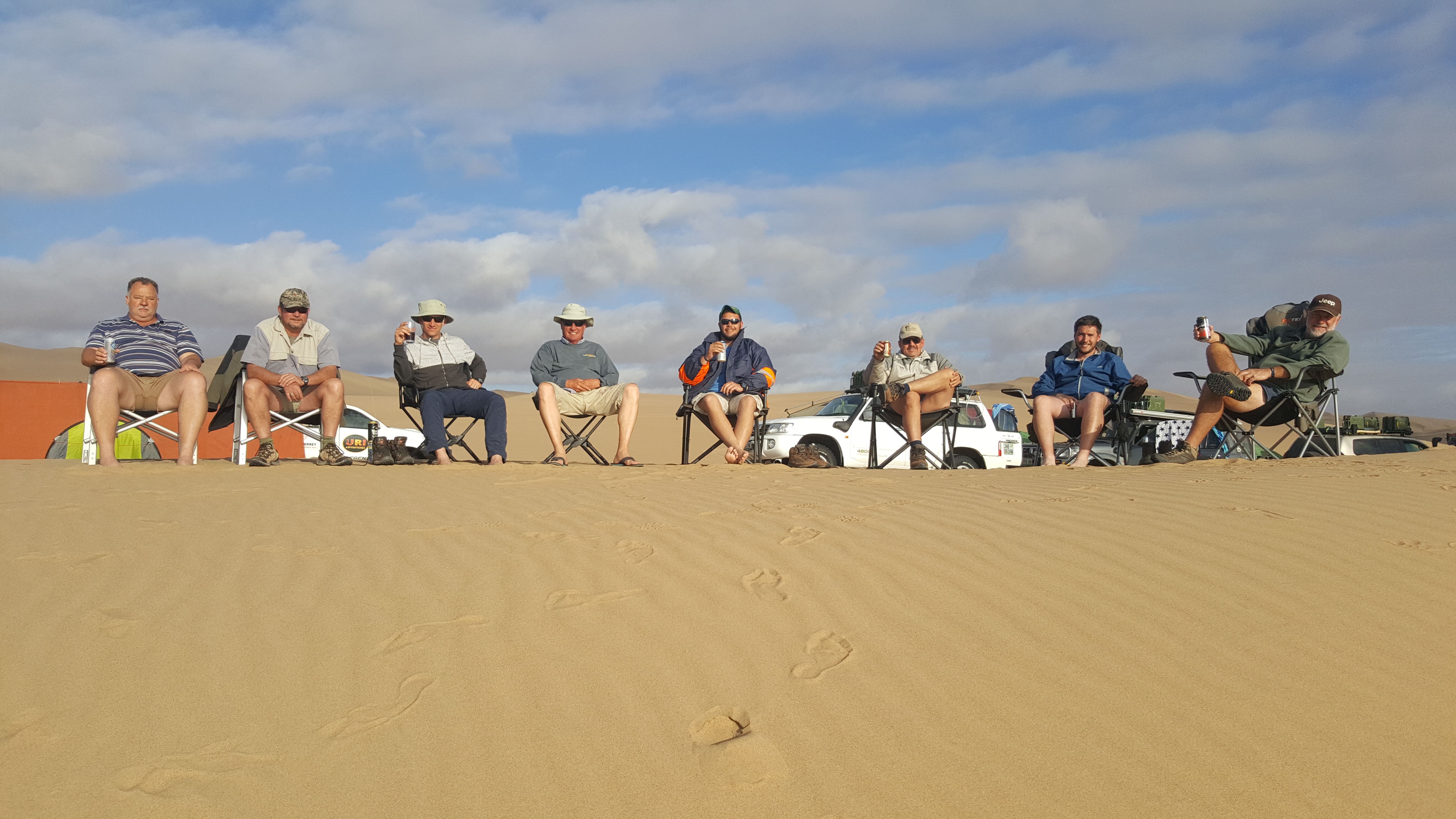 Sun downers after another great day...