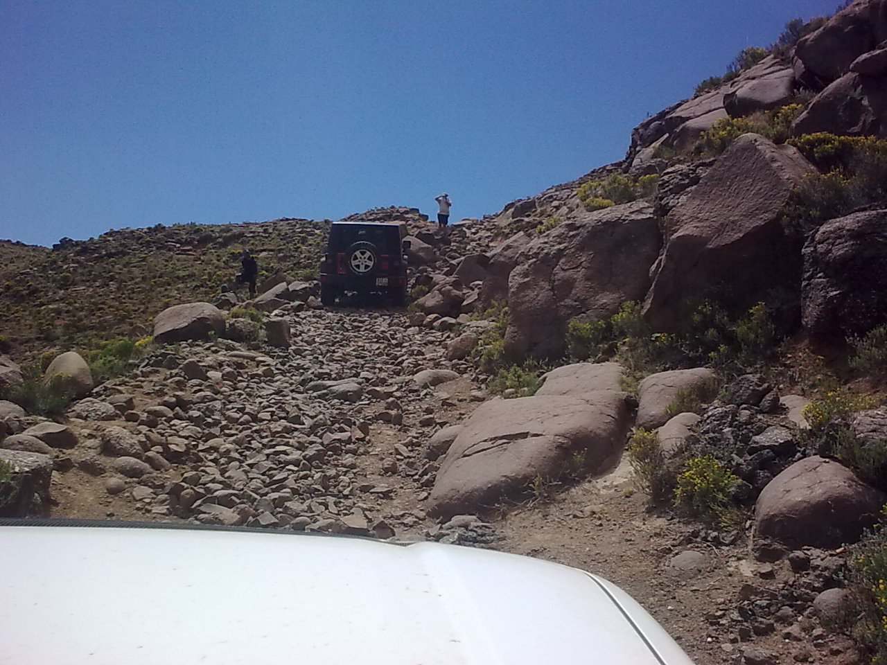 The Jeep takes the lead