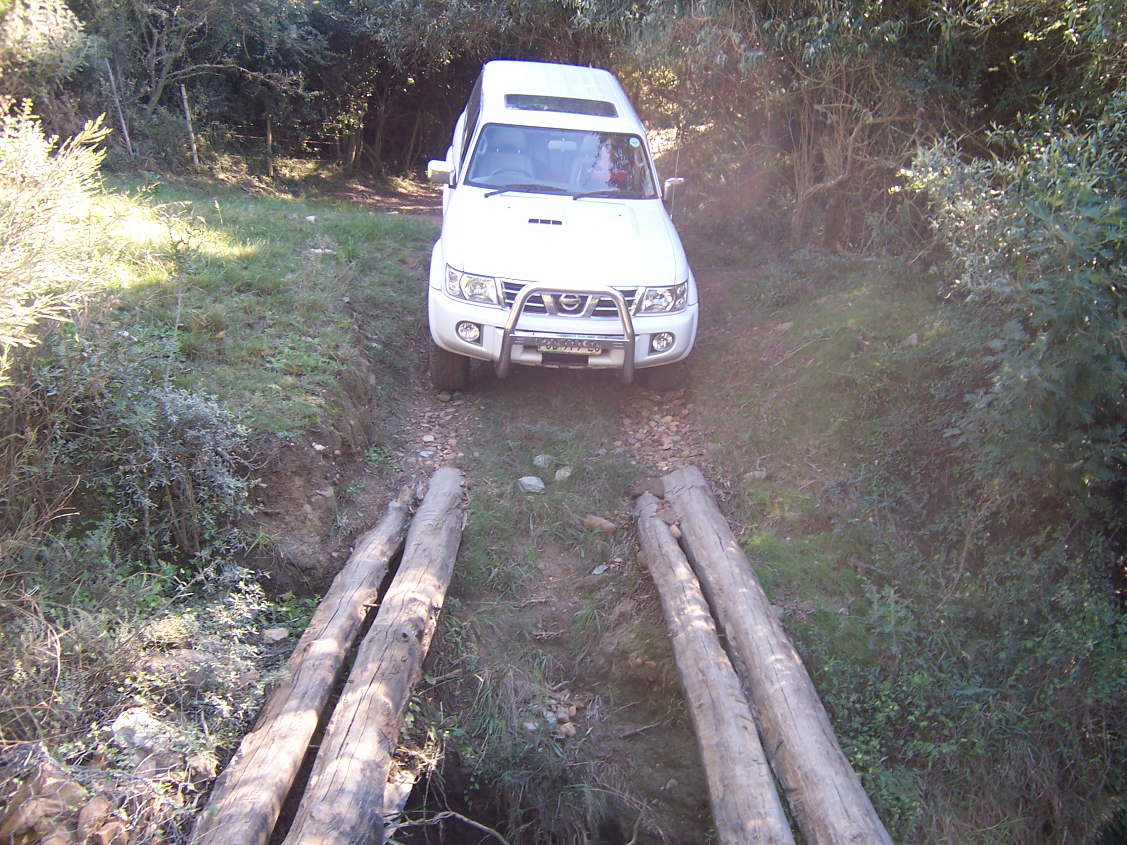 Run up to pole crossing
