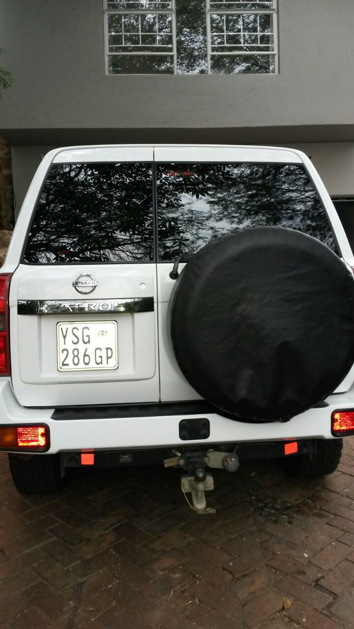Tow Bar attached to the vehicle.