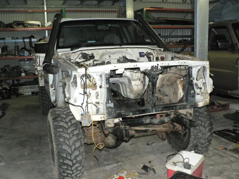 Stripped vehicle