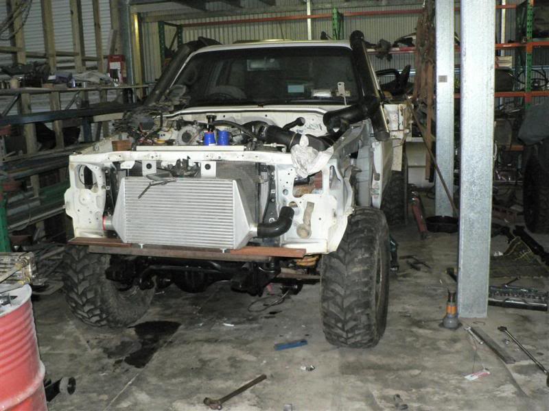 Intercooler fitted