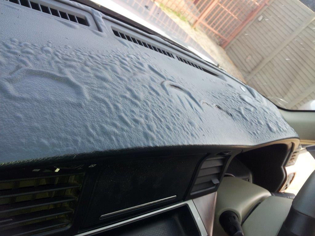 The old bubbled dash