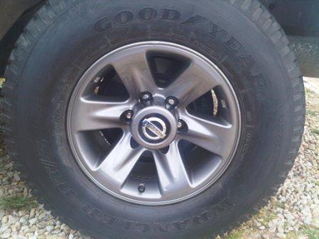 Alloy and centre cup charcoal