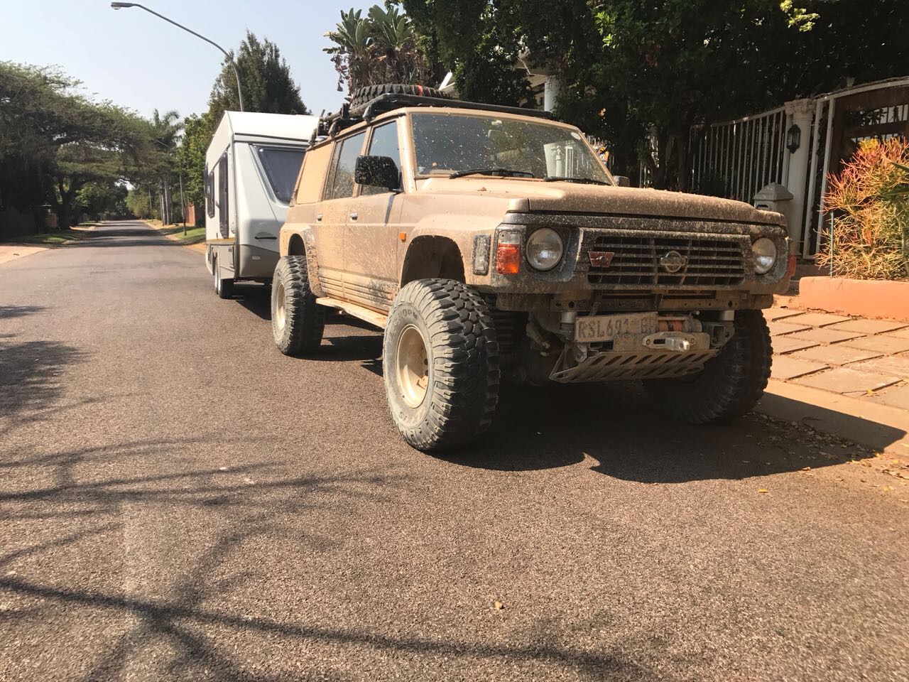 Towing looks right but was very slow going