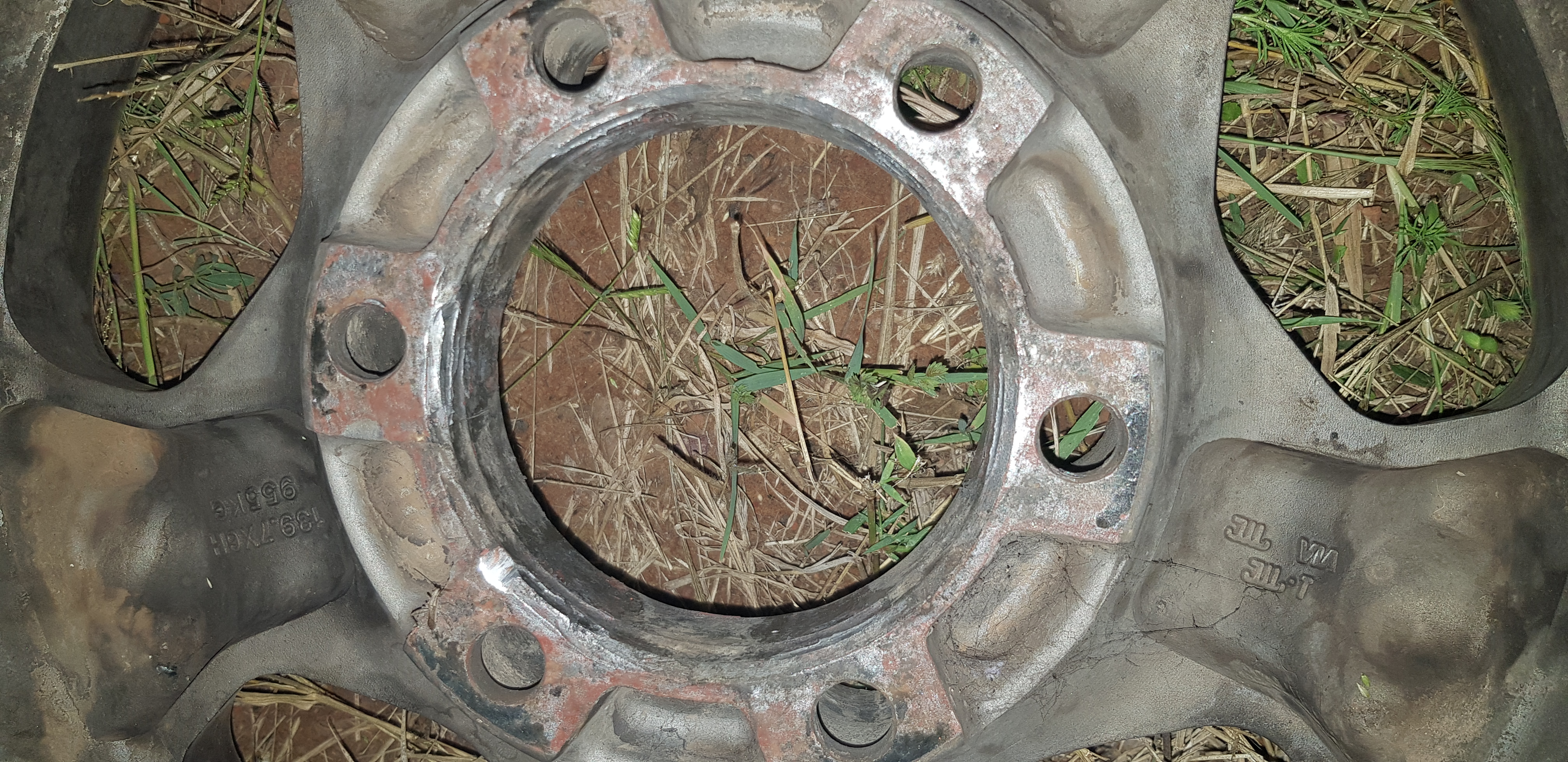 Inside of mag  where high spots  away at mag