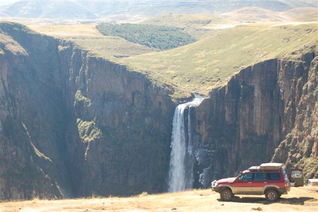Patrol at Waterfall