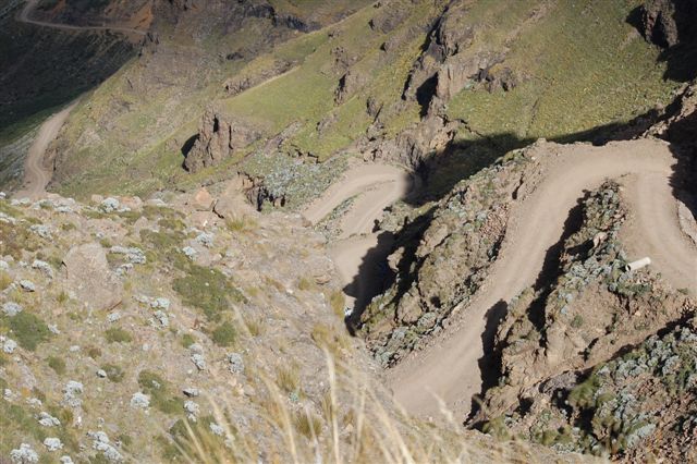 Sani Pass last few corners