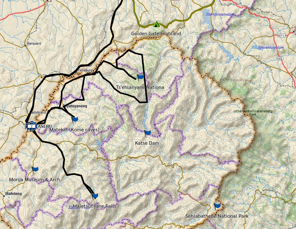 Trip route