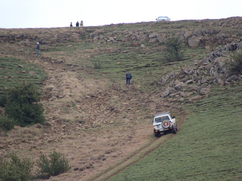 Iron Maiden takes a breather on the way up Helshoogte