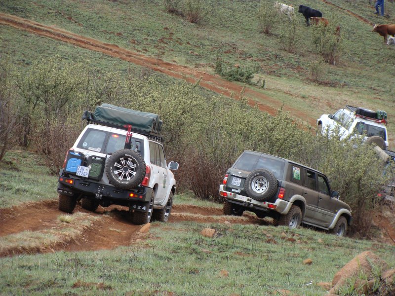 No trailers to get stuck this time!