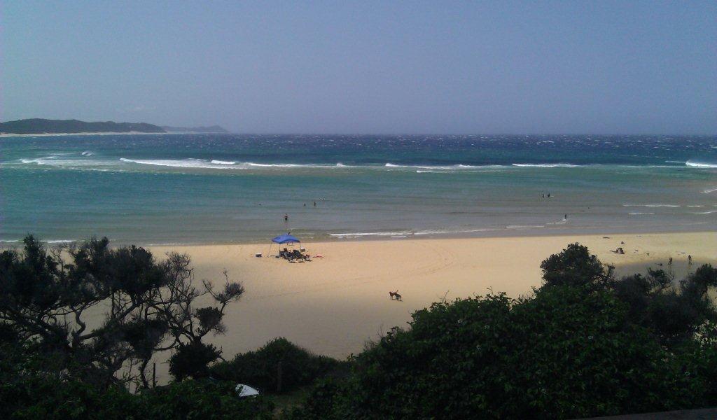 The beach at Ponta