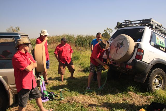 Rod Crompton to the rescue and the teaming rigging Iron Maiden for the recovery.