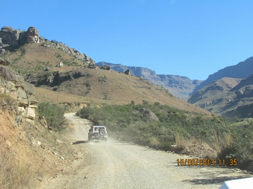 En-route to Border post