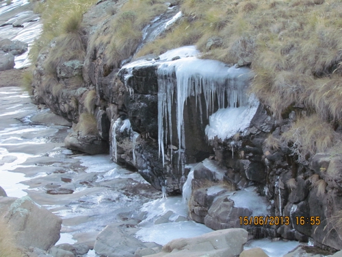 Ice formations