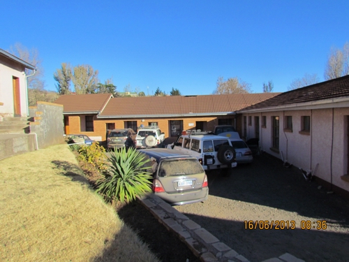 Mokhotlong Hotel car parking