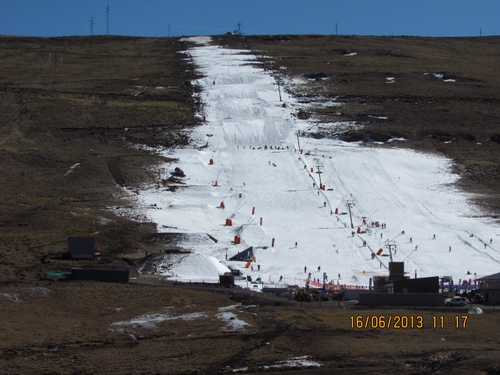 WOW... only snow at Afriski slope