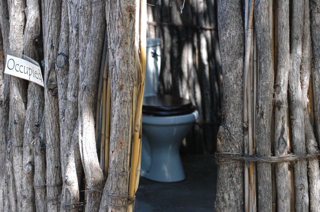 even the toilet area was &quot;well ventilated&quot; ... Lol
