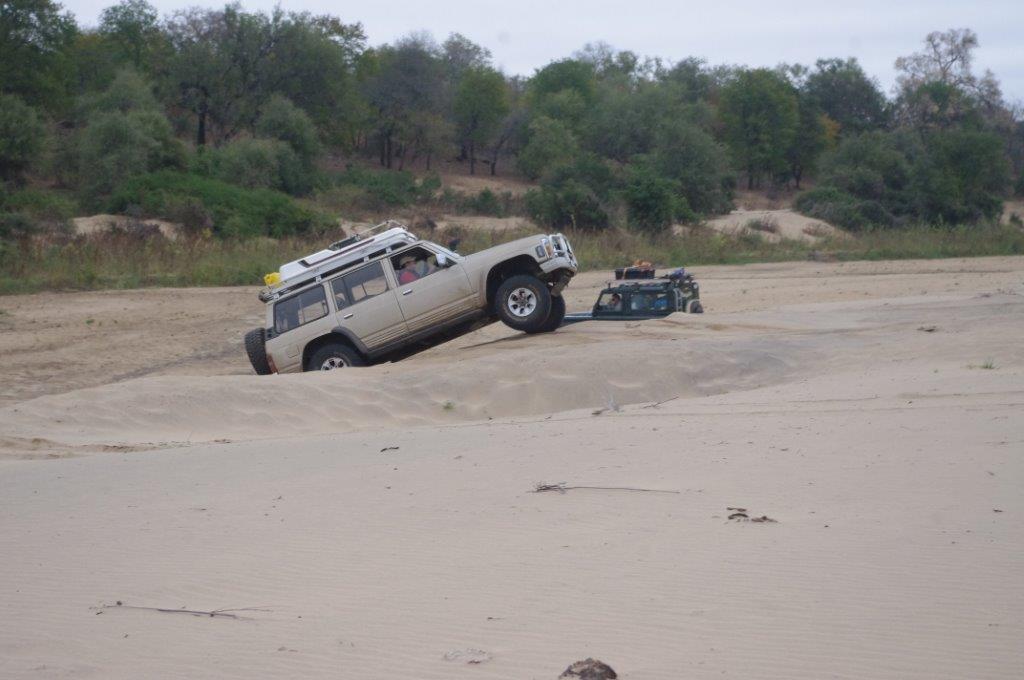 Practising some tiny dune driving