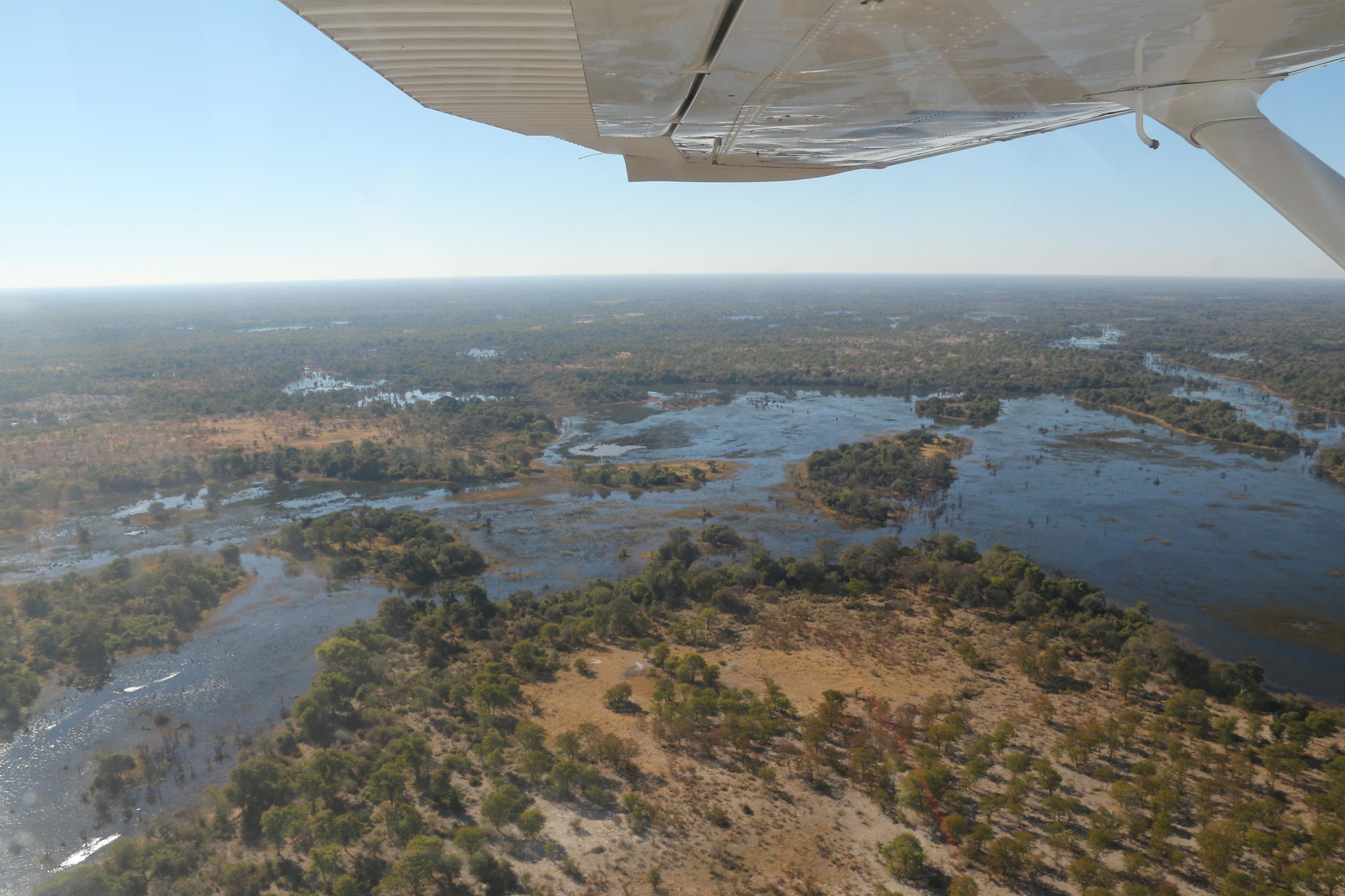 Flight over Delta